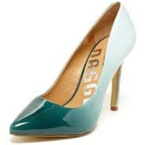 Kelsi Dagger Green Ombre Size 9 Women's heels